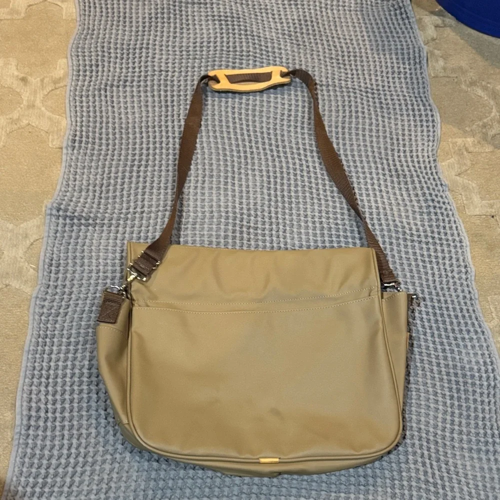 Jon Hart Tan Messenger Bag